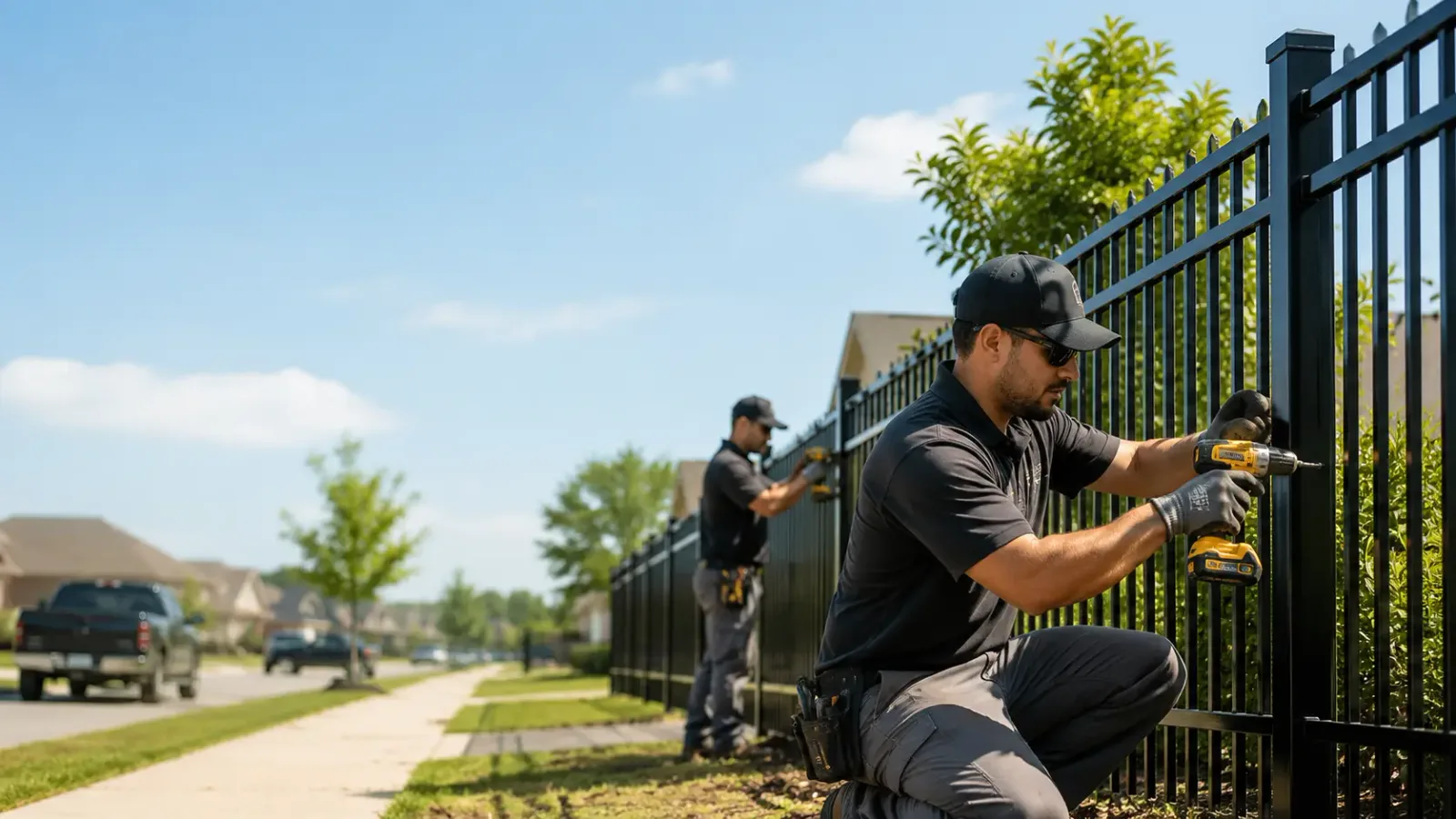 Metal Fence Installation in Homer, GA